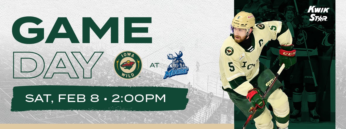 GAME PREVIEW: IOWA WILD AT MANITOBA MOOSE