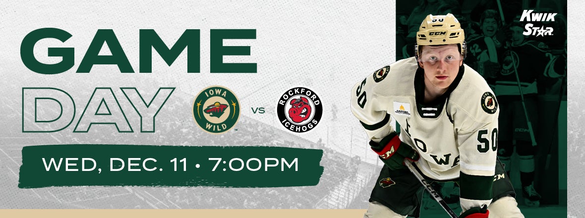 GAME PREVIEW: IOWA WILD VS. ROCKFORD ICEHOGS 