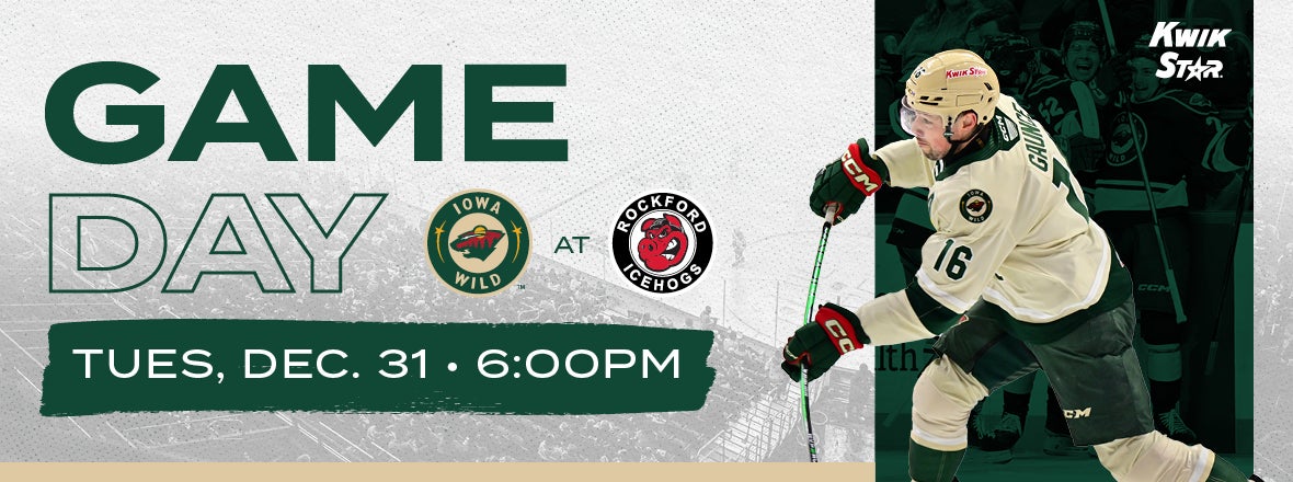 GAME PREVIEW: IOWA WILD AT ROCKFORD ICEHOGS 