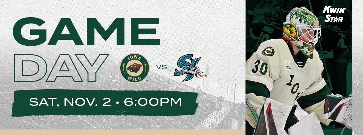 GAME PREVIEW: IOWA WILD VS. SAN JOSE BARRACUDA 