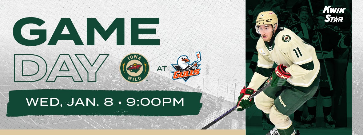 GAME PREVIEW: IOWA WILD AT SAN DIEGO GULLS 