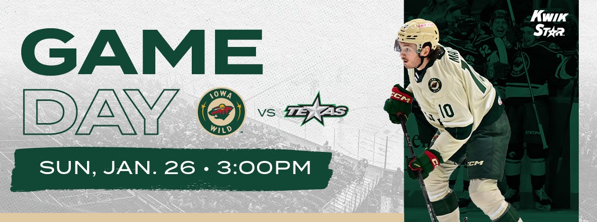 GAME PREVIEW: IOWA WILD VS. TEXAS STARS