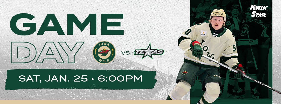 GAME PREVIEW: IOWA WILD VS. TEXAS STARS 