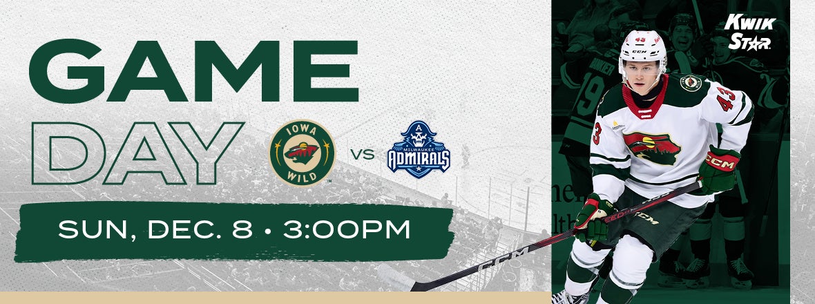 GAME PREVIEW: IOWA WILD VS. MILWAUKEE ADMIRALS