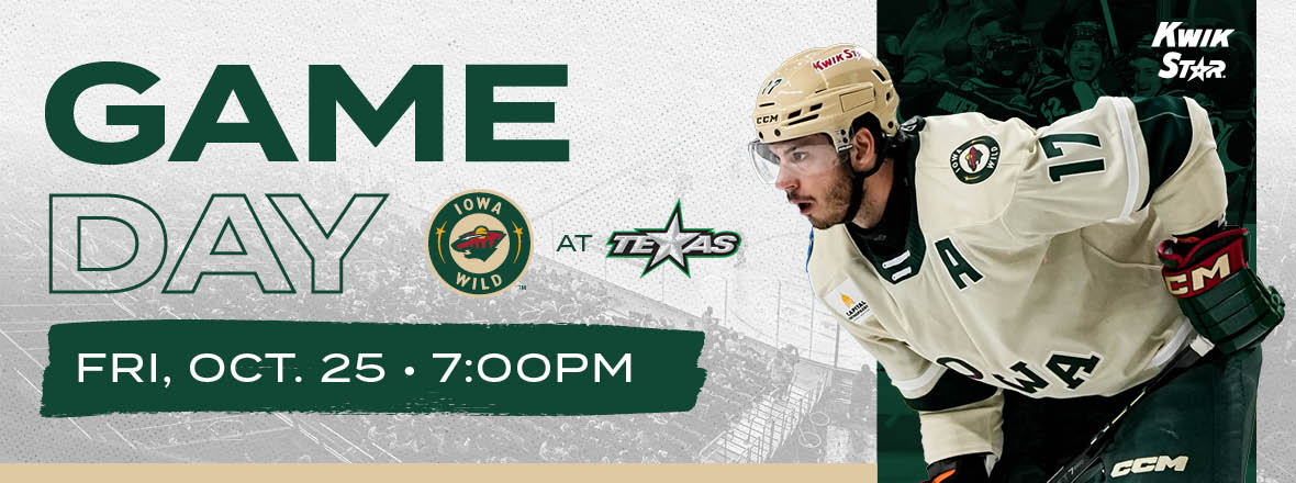 GAME PREVIEW: IOWA WILD AT TEXAS STARS