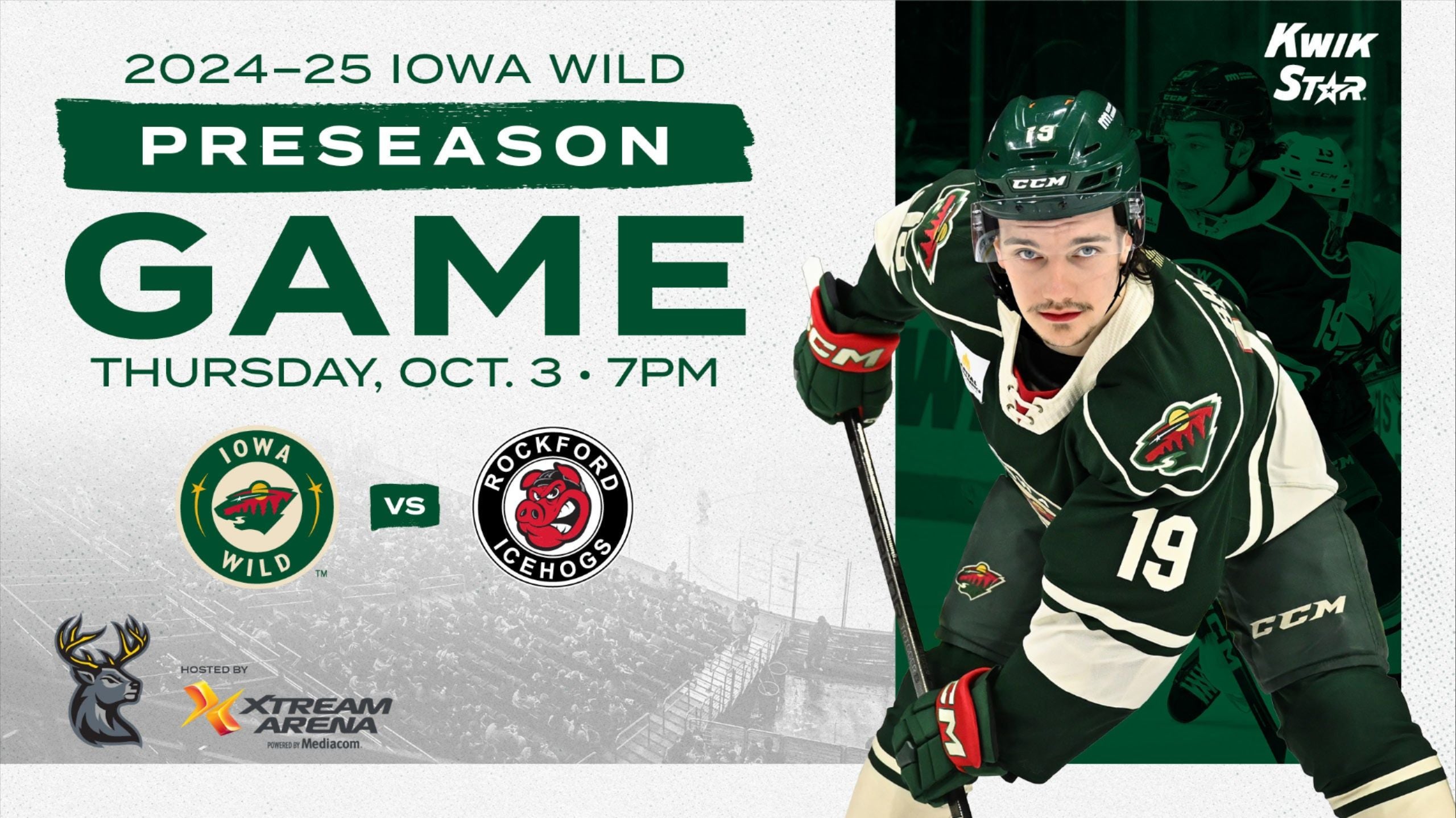 IOWA WILD ANNOUNCES 2024 PRESEASON GAMES