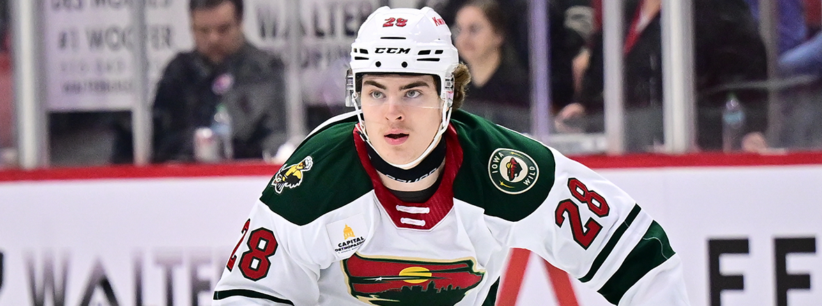 MINNESOTA WILD RECALLS FORWARD LIAM OHGREN FROM IOWA