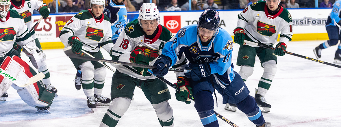 ADMIRALS DEFEAT WILD 4-1 IN MILWAUKEE 